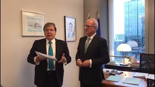 Colombia expone a Parlamento Europeo política de paz