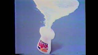 1978 AJAX Cleaner "My bigger better white tornado" TV Commercial