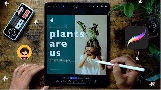 🌱 How to design a Social Media post using Procreate and Ipad Pro 2020
