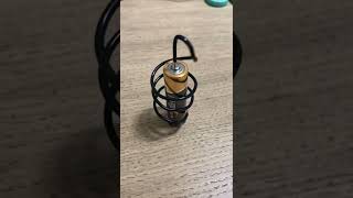 Spiral shape simple DC motor