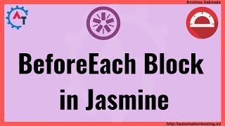 Protractor Tutorial 16 - What is BeforeEach Block in Jasmine Framework | Jasmine Unit Testing
