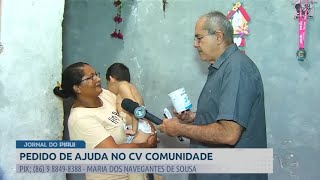 CV Comunidade: mulher grávida do 9° filho pede ajuda com doações