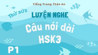 Luyện nghe hiểu câu dài | HSK3 | Phần 1