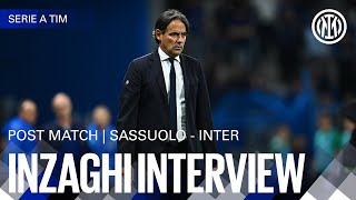 SIMONE INZAGHI INTERVIEW | SASSUOLO 1-0 INTER 🎙️⚫🔵
