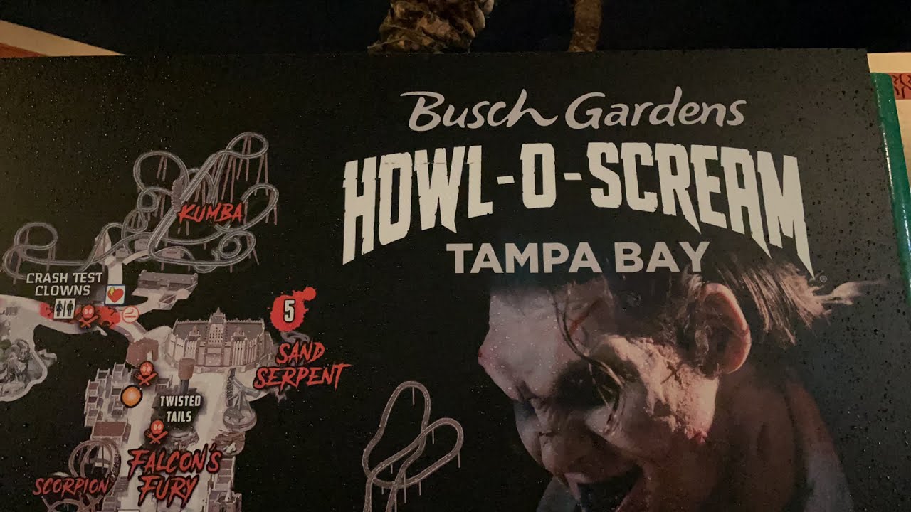 Busch Gardens Howl-O-Scream (Livestream) - YouTube