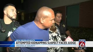 Attempted kidnapping suspect faces judge