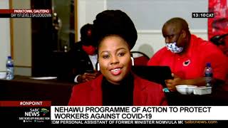 Joint NEHAWU briefing on programme of action to protect workers from COVID-19