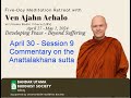 BUBS Retreat - Session 9 - Commentary on the Anattalakhana sutta