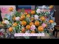 Hướng dẫn cắm giỏ quýt và hoa 🍊 /Dạy cắm hoa mở shop Tigon/
