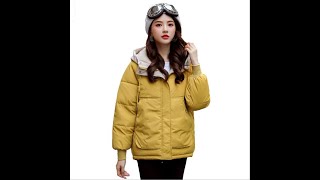 Lingwave 2021 зимнее пальто женская толстая куртка хлопковая стеганая парка верхняя одежда зимняя