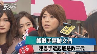 酸對手連勝文們　陳思宇遭起底是政三代