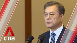 South Korean President Moon Jae-in hopes Kim Jong Un will visit Seoul soon