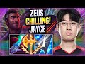 ZEUS CHILLING WITH JAYCE! - T1 Zeus Plays Jayce TOP vs Renekton! | Season 2022