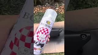 DIY repainting of adv160 muffler heat guard