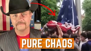John Rich Reacts to Patriotic Students Who Protected the American Flag During Protest