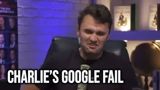 Charlie Kirk Googles "Glory Holes" On-Air