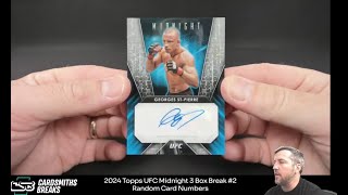 2024 Topps UFC Midnight 3 Box Break #2