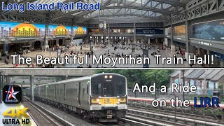 The Incredible Moynihan Train Hall! Plus a ride on the LIRR and AirTrain to JFK! | LIRR | JFK