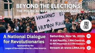 Beyond the Elections: The Political Revolution Continues