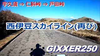 【おじいRider】西伊豆スカイライン(再び)宇久須→仁科峠→戸田峠（210220/3）GIXXER250