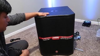 Abriendo y Probando un bajo Harbinger Vari V2318S 2400w/Amplificada