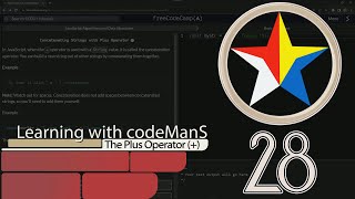 JavaScript Basic 28: The Plus Operator (+) | FreeCodeCamp |