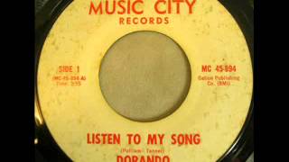 Dorando - Listen To My Song - Music City 894 - northern