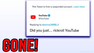 The Tweet That Rick Rolled YouTube Was DELETED! // FROLiC #74