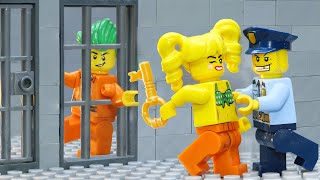 Tricking The Police! High IQ Prison Escape | LEGO Land