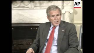 President Bush hosted Iraqi President Jalal Talabani at the White House Wednesday. Bush thanked Tala