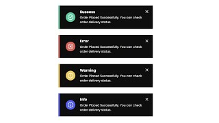 CREATE STUNNING Notifications with HTML CSS and JAVASCRIPT!