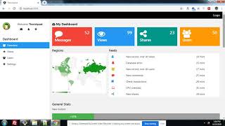 Angular 9 admin dashboard template working example