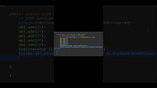 ListIterator in Java | java tutorial for beginners