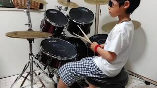 ゴールデンボンバー / 「女々しくて」 -叩いてみた キッズドラムカバー [Golden Bomber / Memeshikute -Kids Drum cover]