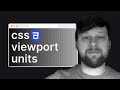 vh, vw, vmin, vmax: How to use CSS Viewport Units