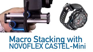 (DISCONTINUED) Castel Mini Focusing Rack for Precise Macro Adjustments and Focus Stacking