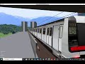 特別的車序 openbve 荃灣線 m train a218 187駛離葵興站