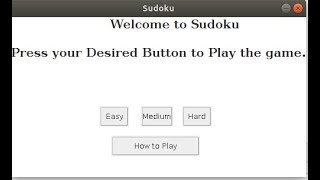 Sudoku Project in JAva