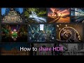 How to share HDR images on the web with Lightroom