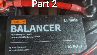 litime battery balancer part2 - 24v 36v 48v unbox and install