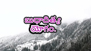 బుధాదిత్య యోగం -  by Narayana Pandit(7842302194)