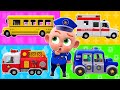 Fire Truck, Police Car, Ambulance | Little Rescue Squad | Funny Kids Songs & More Nursery Rhymes