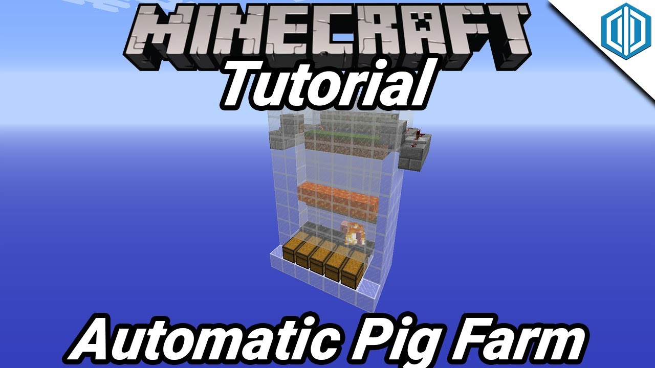 Automatic Pig Farm Minecraft Factions Tutorial Youtube