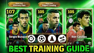 Casillas/ Busquets/Jordi Alba Epic META training guide efootball ||efootball 2025