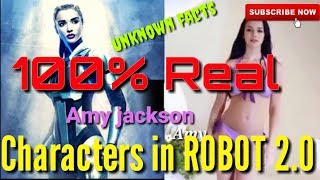 Robot 2.0 characters in real life|Rajni kant|amy jackson|IN facts #trending #viral #shorts