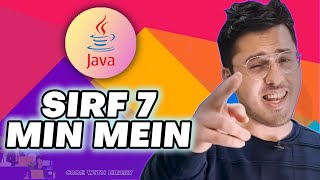 Java in 7 Minutes 🔥