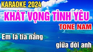 Khát Vọng Tình Yêu Karaoke Tone Nam Nhạc Sống gia huy karaoke