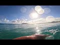 glassy shorebreak barrels surfing raw pov