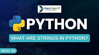 What are Strings in Python? | String Basics Explained | Day 04 Python Series