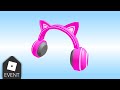 FREE ITEM! How to get the Pink Cat Ear Headphones in Sunsilk Hair Care Lab Tycoon | Roblox